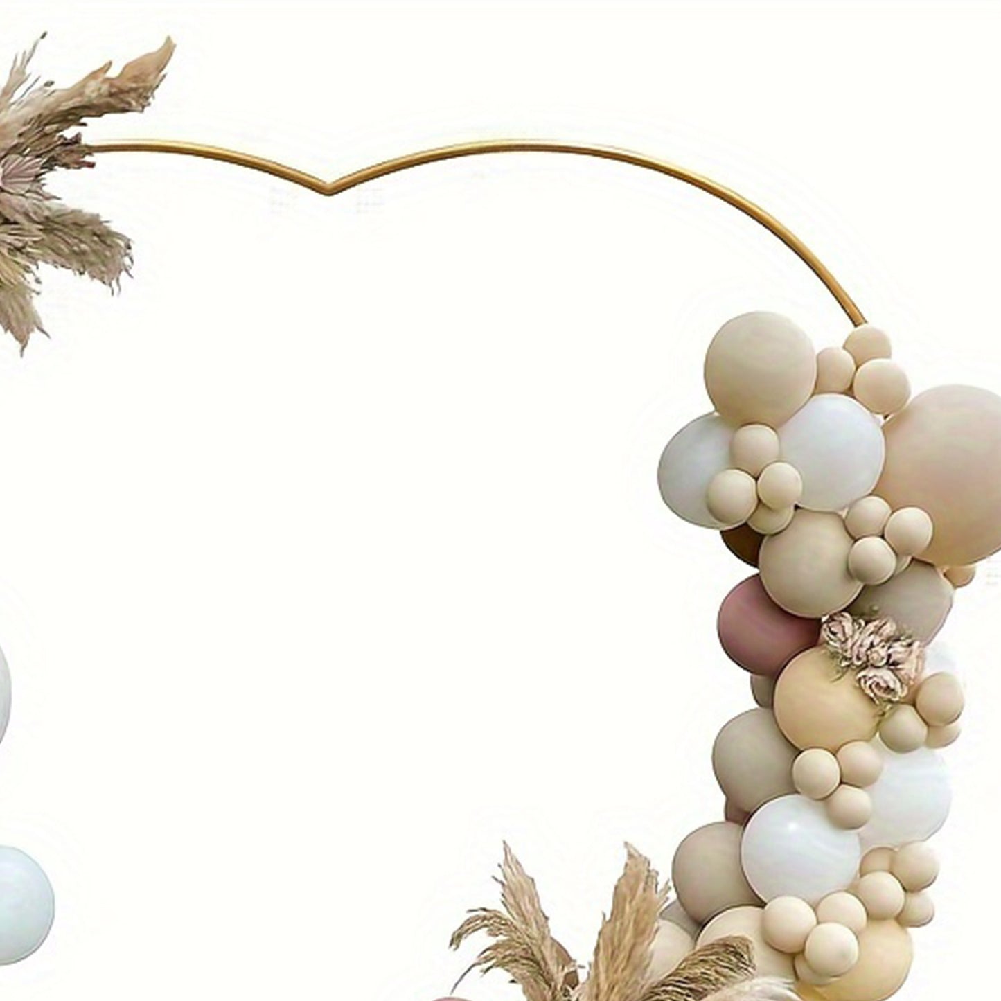 Heart-Shaped Balloon Arch Stand with Base