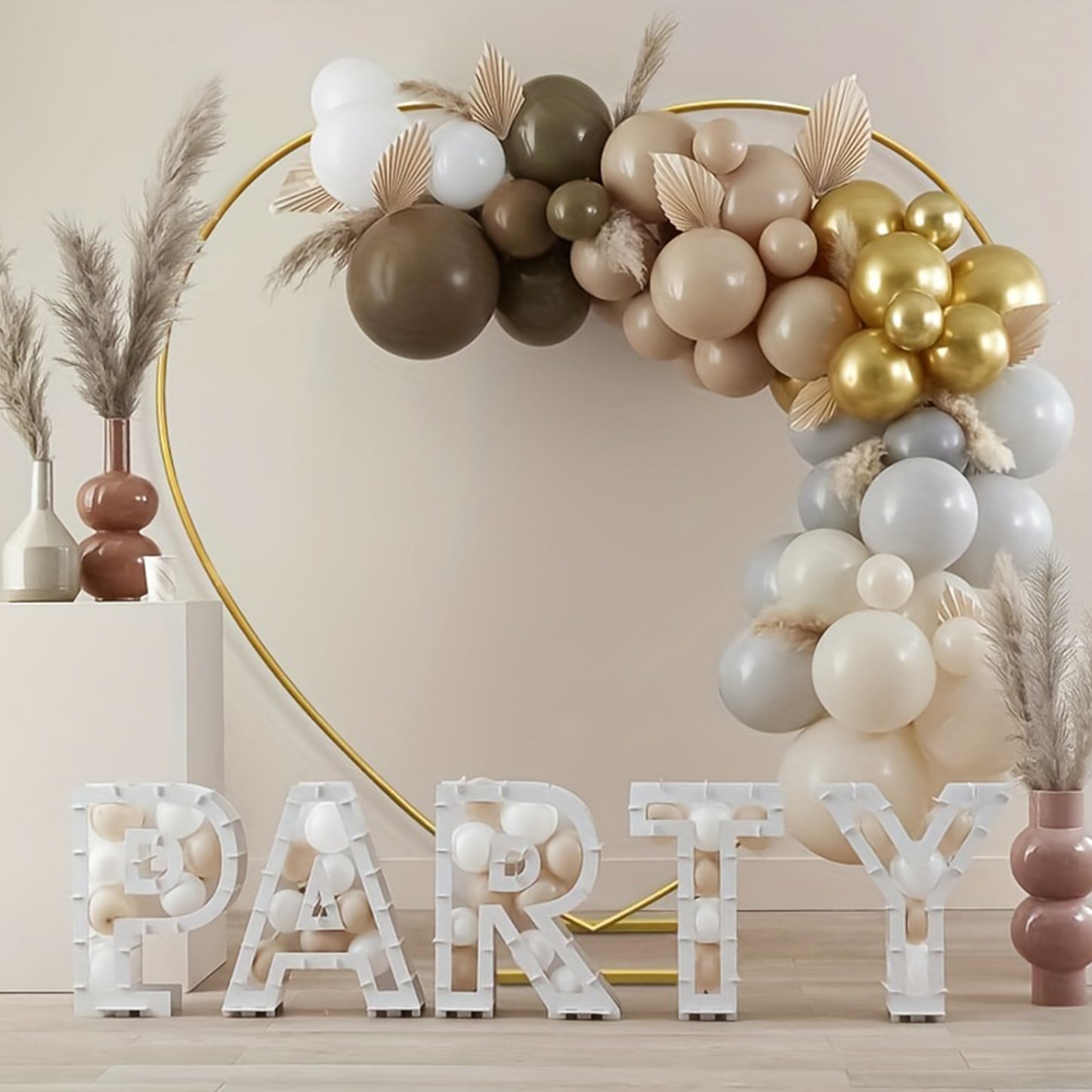 Heart-Shaped Balloon Arch Stand with Base