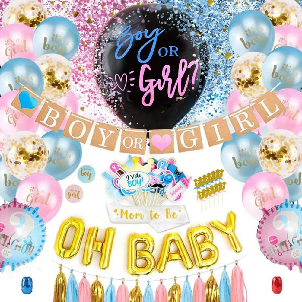 ender Reveal Confetti Balloon