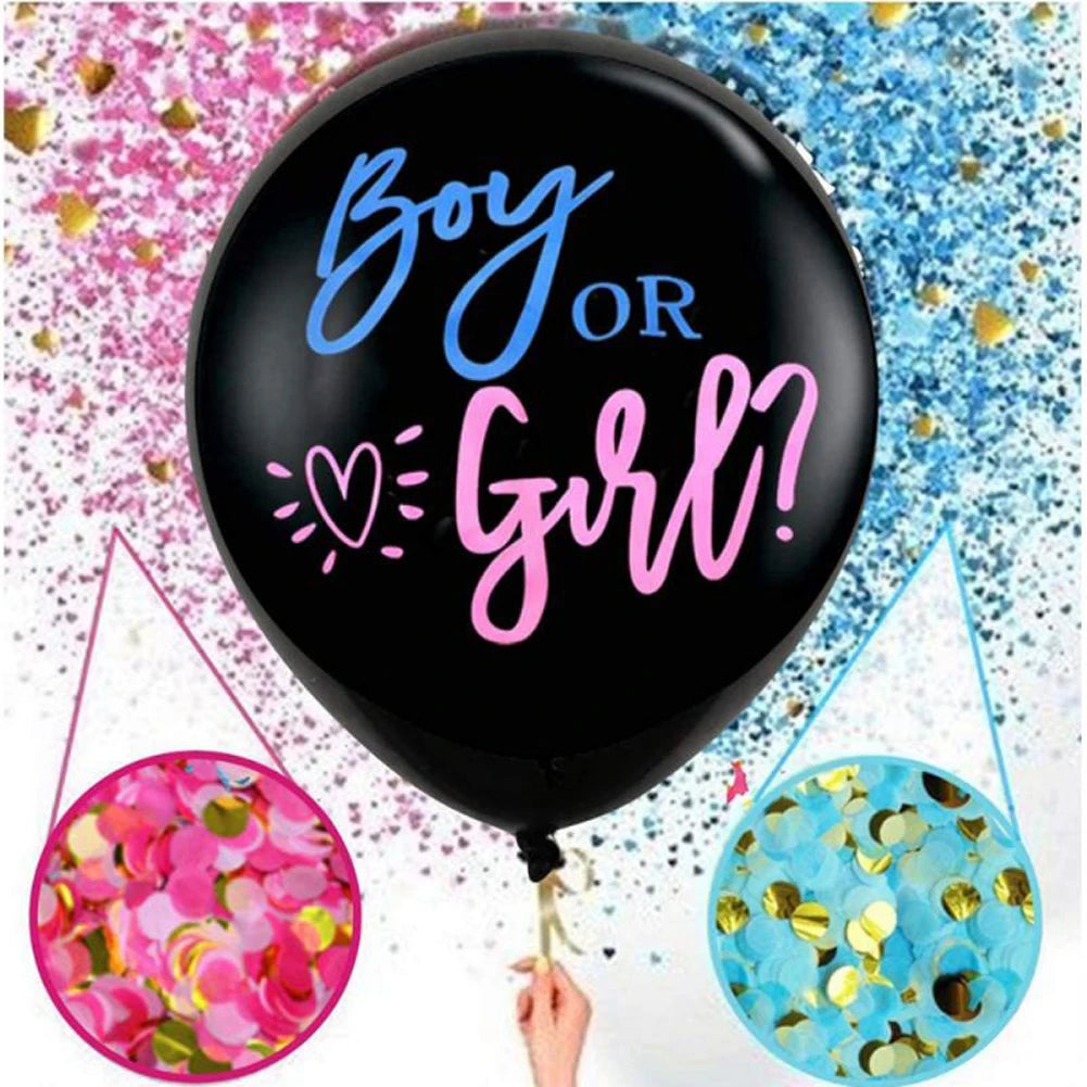 ender Reveal Confetti Balloon