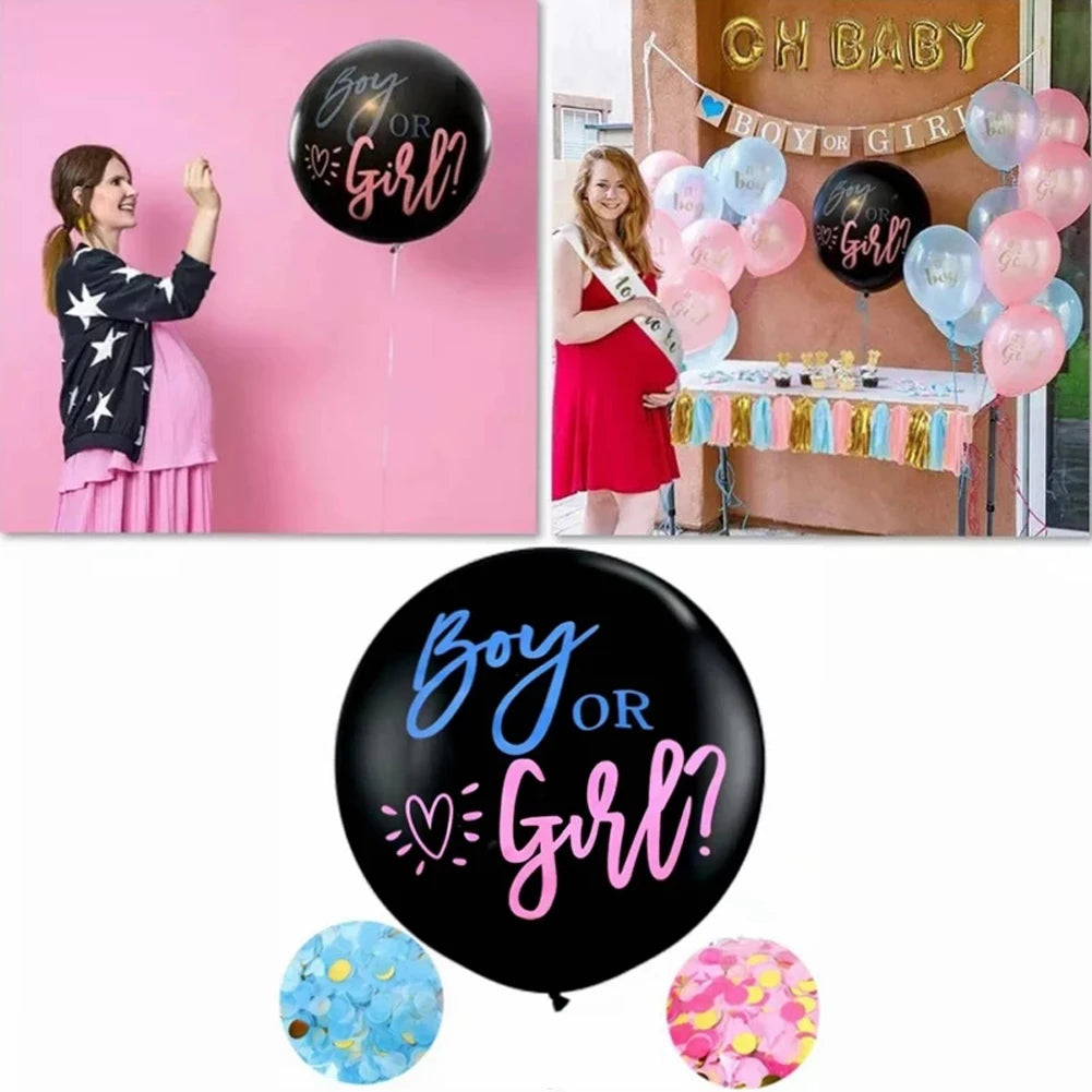 ender Reveal Confetti Balloon