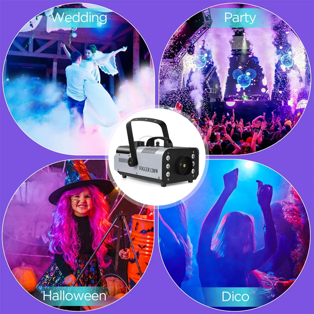 1200W RGB LED Smoke Machine