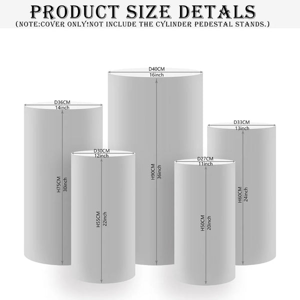 Cylinder Wraps For Cake stands