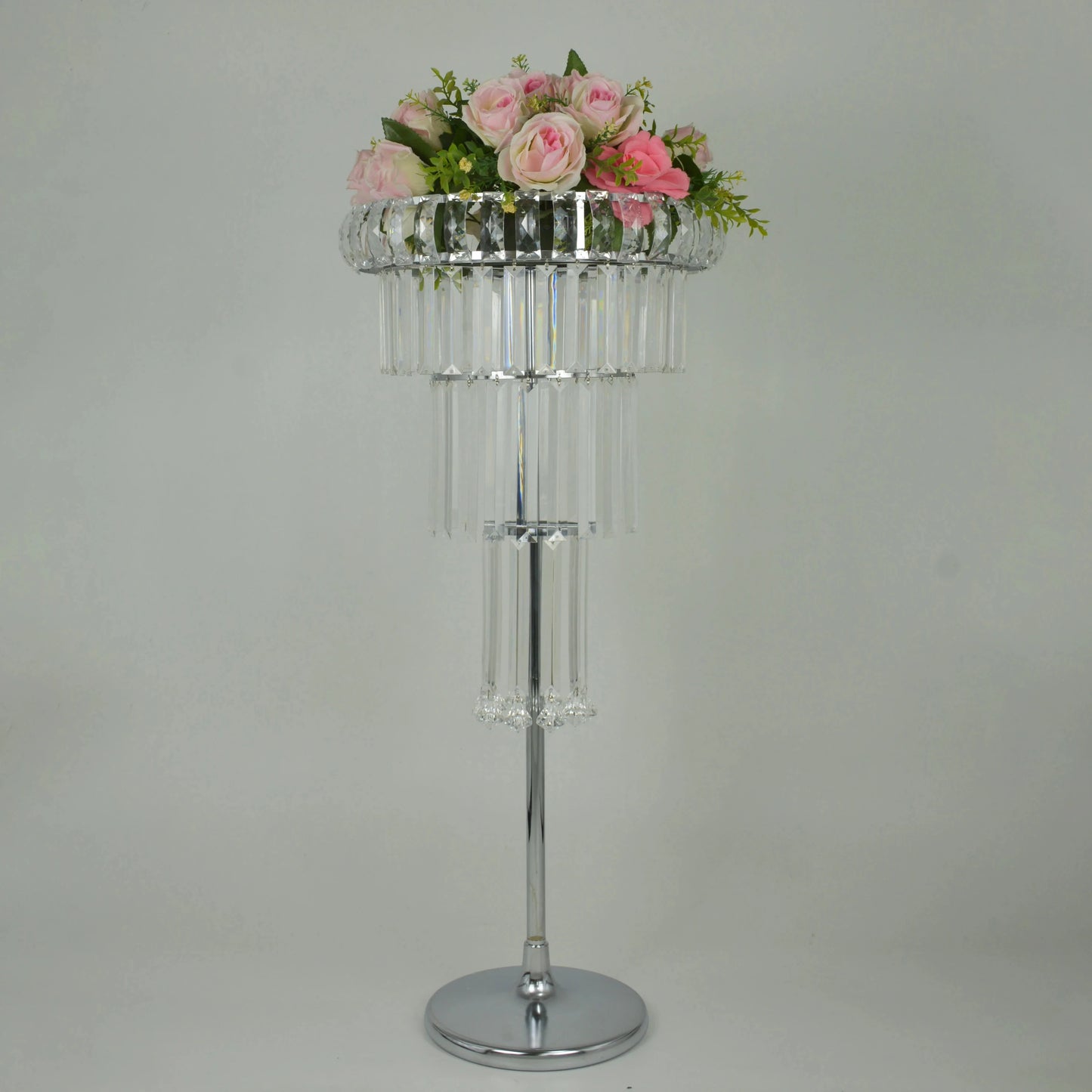 10 Pcs Gold Crystal Flowe Vase Wedding Decoration Table Centerpieces Candelabra Birthday Party Flower Vase Holder Home Decor
