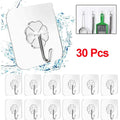 Reusable Transparent Adhesive Hooks