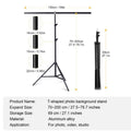 T-Shape Adjustable Backdrop Stand