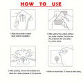 Reusable Transparent Adhesive Hooks