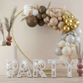 Heart-Shaped Balloon Arch Stand with Base