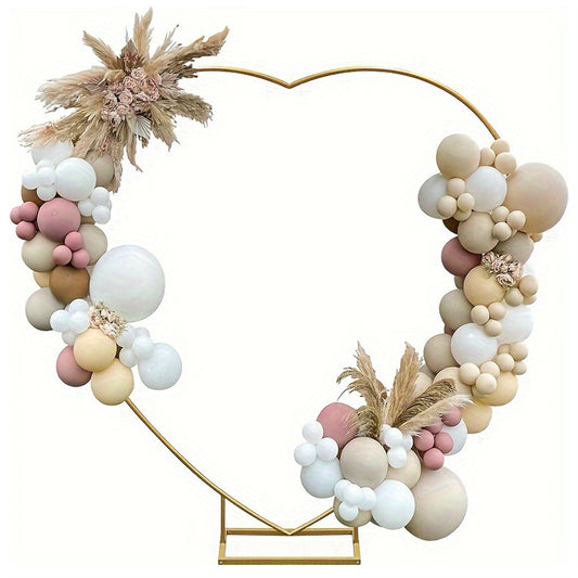Heart-Shaped Balloon Arch Stand with Base