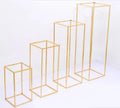 Set of 4 Gold Plinth