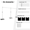 Professional Pipe and Drape Kit - 3x3m Adjustable Stand