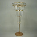10 Pcs Gold Crystal Flowe Vase Wedding Decoration Table Centerpieces Candelabra Birthday Party Flower Vase Holder Home Decor