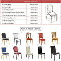 Spandex Stretch Chair Covers - 12 Colours