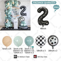 Race Car Birthday - Balloon Kit - 130+ Peices
