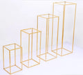 Set of 4 Gold Plinth