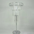 10 Pcs Gold Crystal Flowe Vase Wedding Decoration Table Centerpieces Candelabra Birthday Party Flower Vase Holder Home Decor