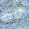 White Floral Wall Flower Wall Backdrop