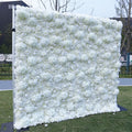 White Floral Wall Flower Wall Backdrop
