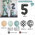 Race Car Birthday - Balloon Kit - 130+ Peices