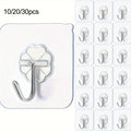 Reusable Transparent Adhesive Hooks