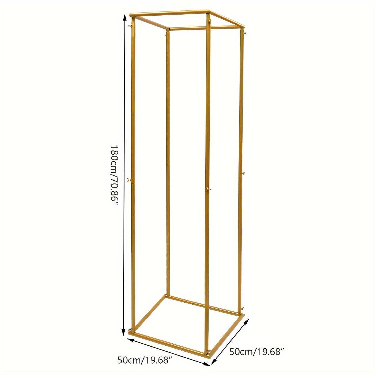 Metal Column Flower Stand Plinth (50x50x180cm)