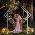 Geomtric Wedding Flower Arch Stand