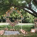 Geomtric Wedding Flower Arch Stand