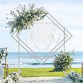 Geomtric Wedding Flower Arch Stand