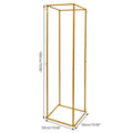 Gold Plinth Flower Stand